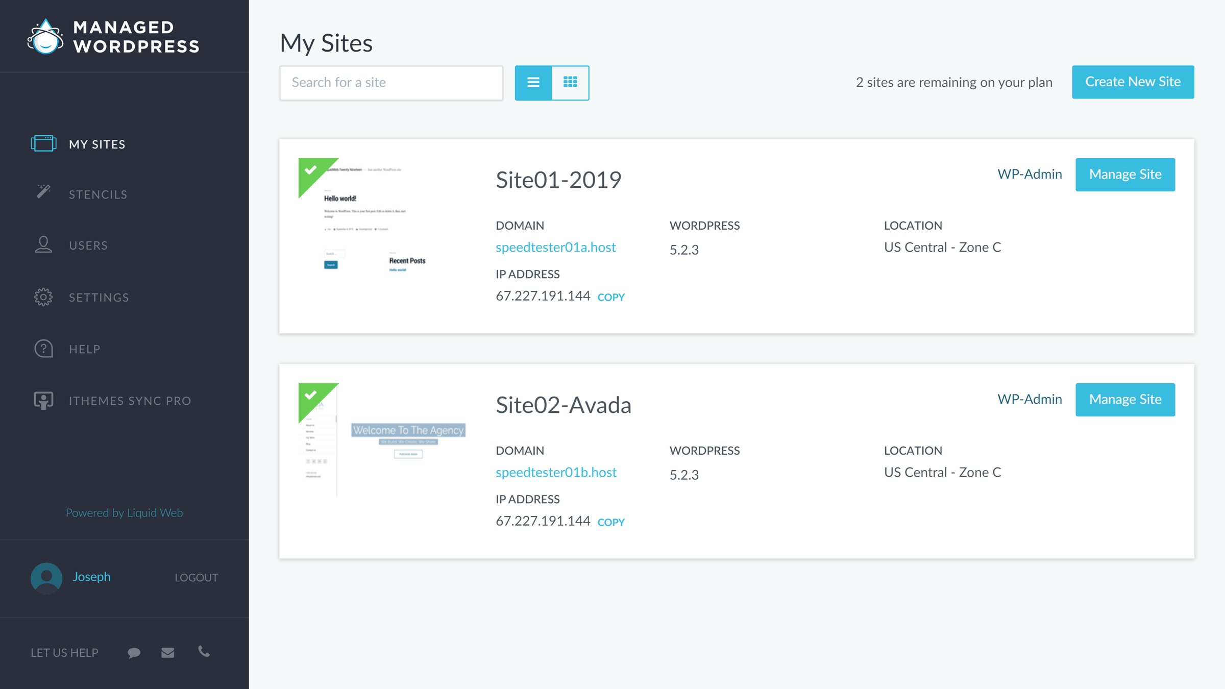 Liquid Web pricing and plans
