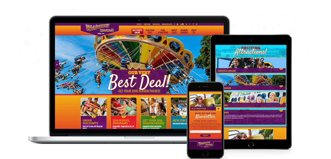 Attraction Tickets dashboard