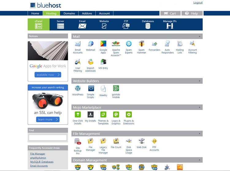 Bluehost pricing and plans