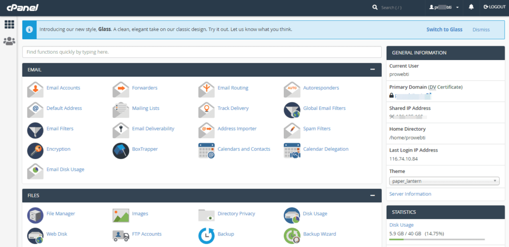 Chemicloud dashboard