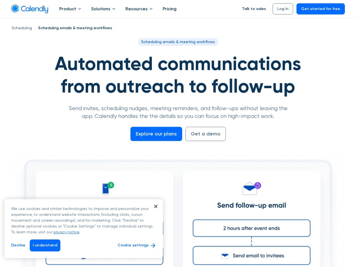 Calendly workflows