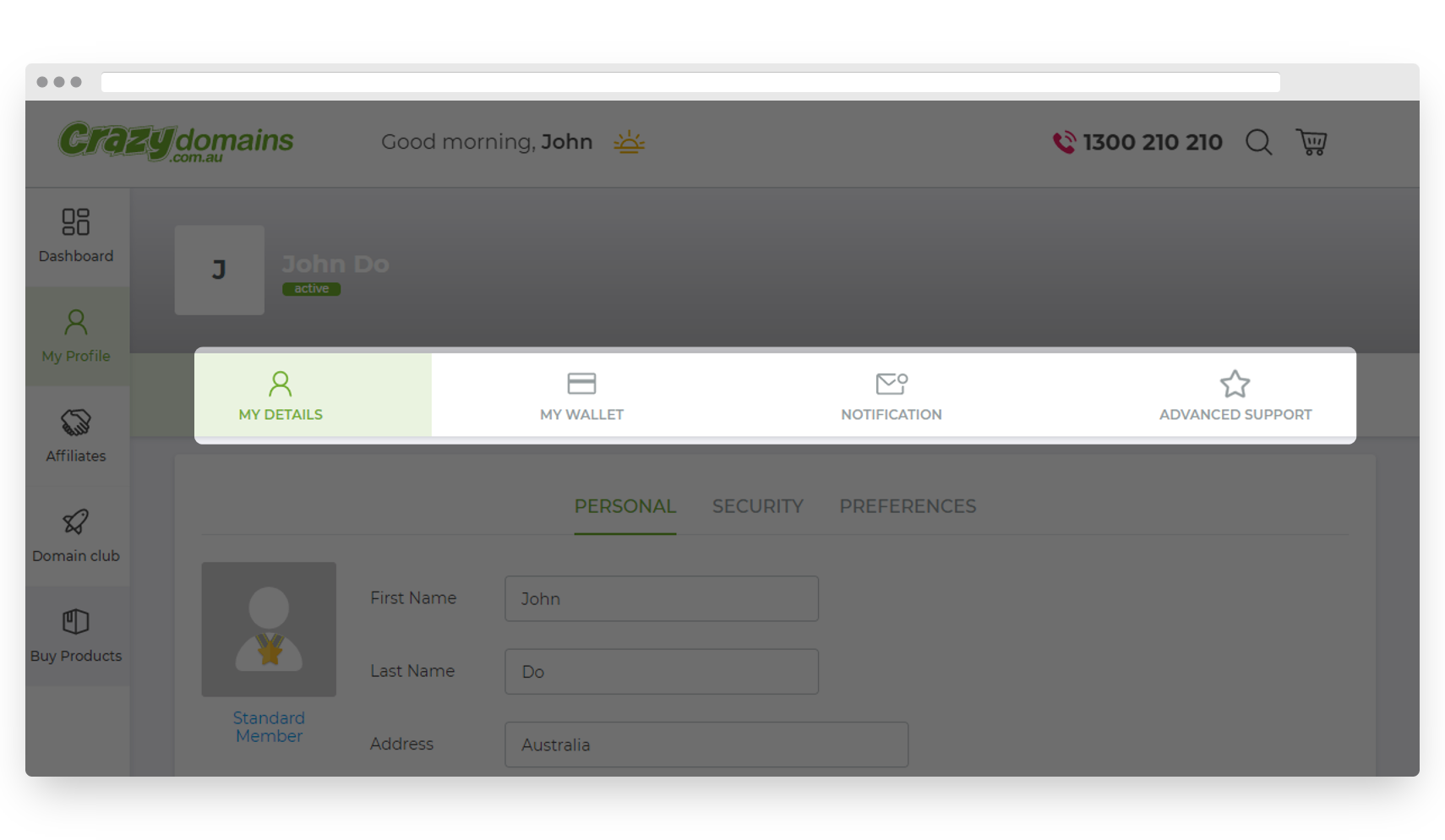 Crazy Domains pricing and plans
