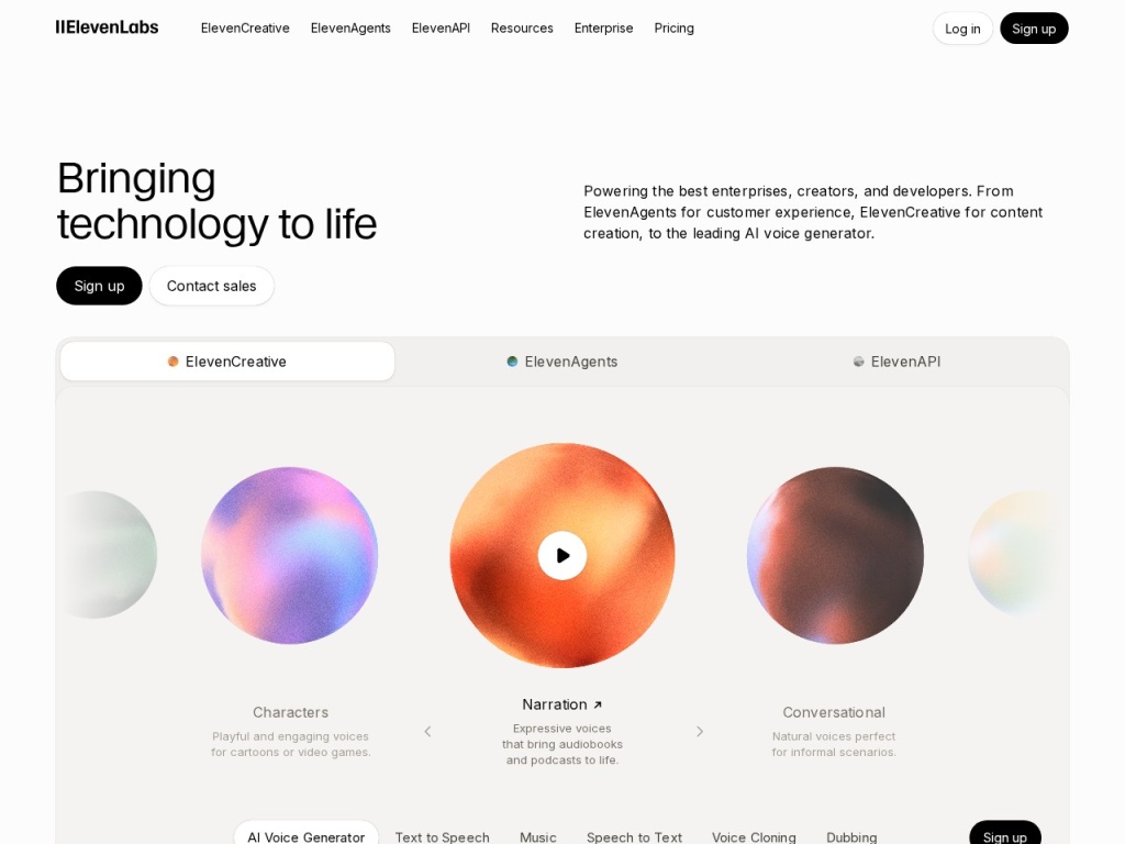ElevenLabs — the realism benchmark Murf is most often compared against
