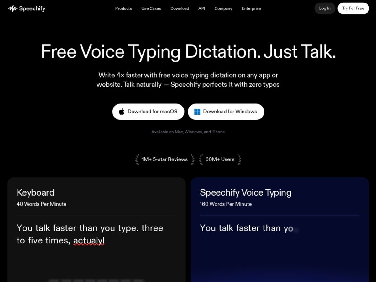 Speechify feature