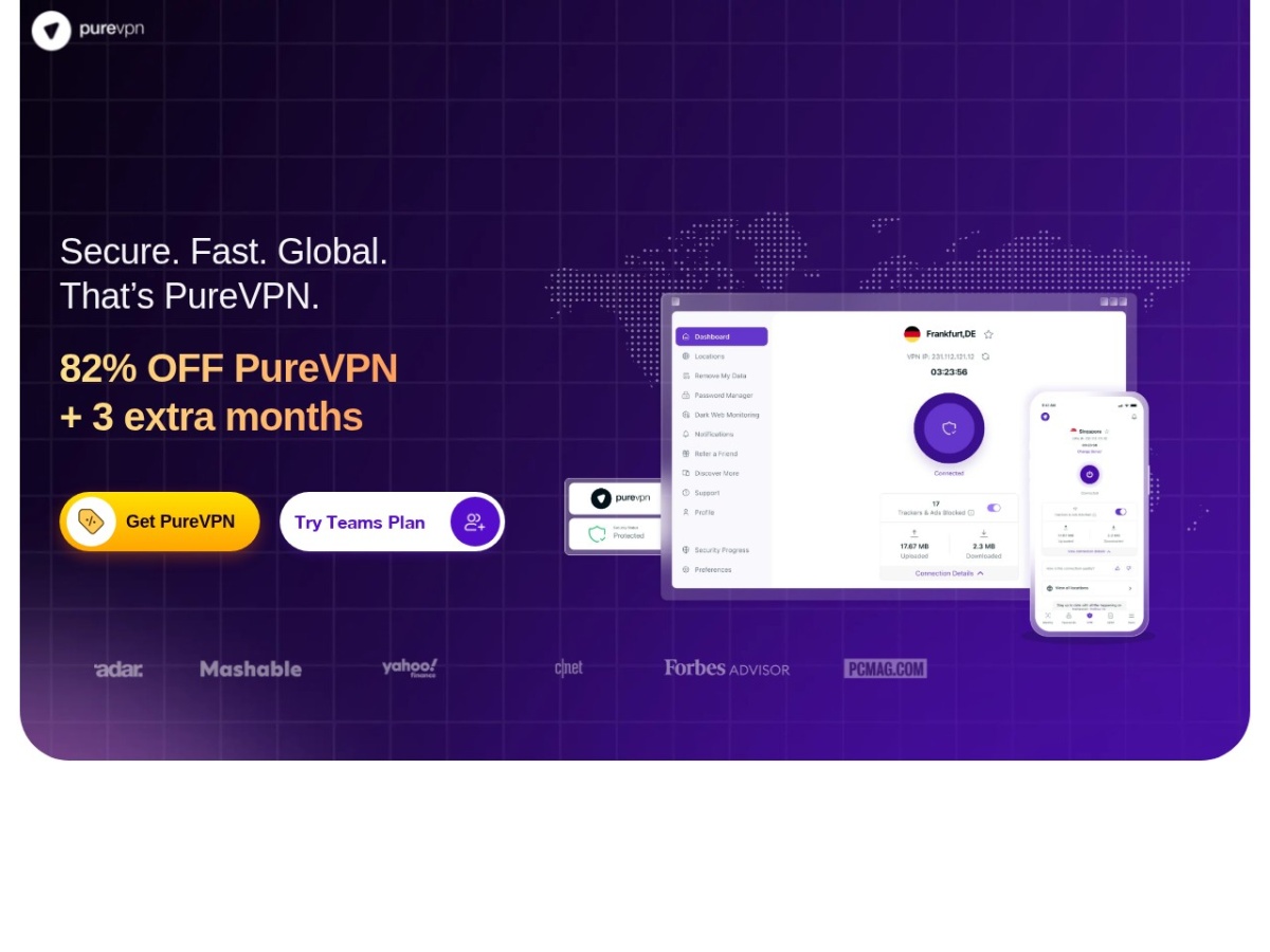 PureVPN server network