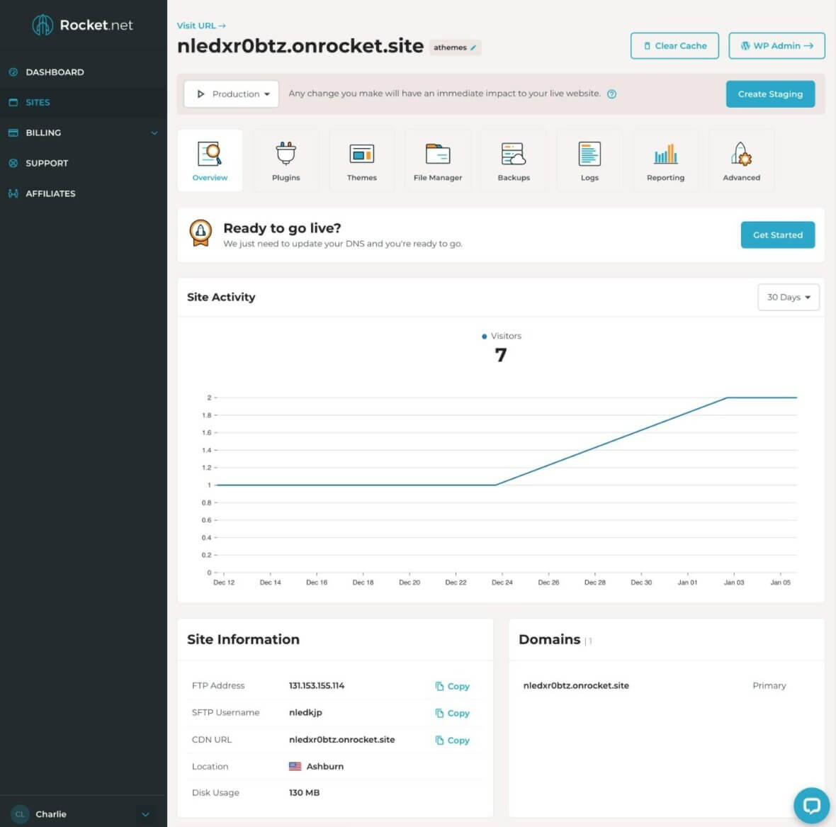 Rocket Net pricing and plans