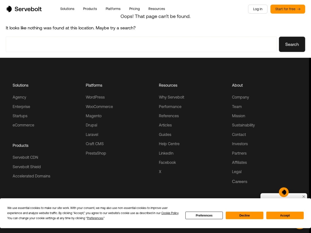 Servebolt WordPress hosting