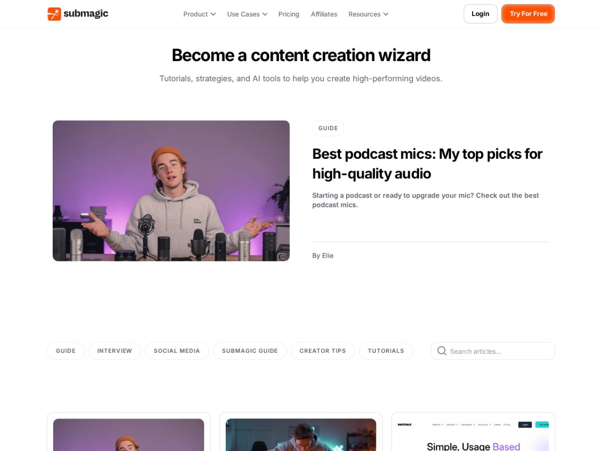 Submagic blog