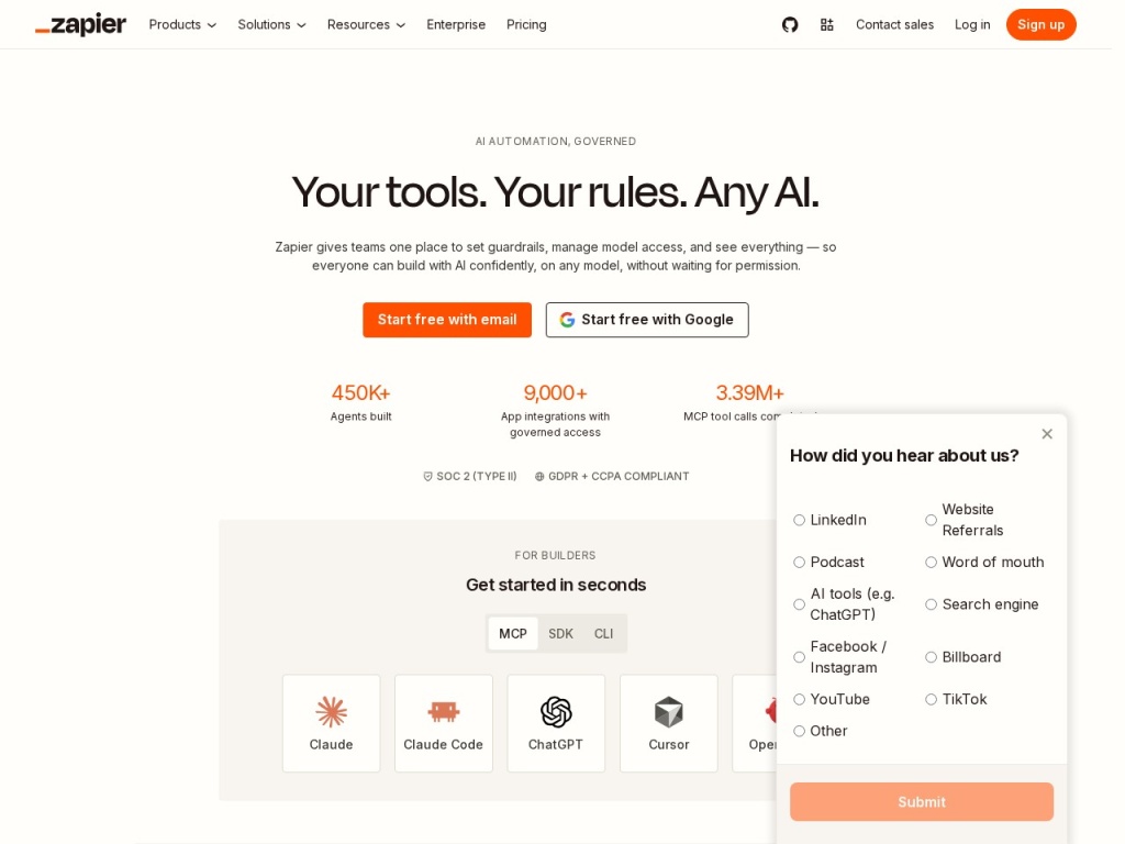 Zapier — the bigger-library, easier, pricier alternative