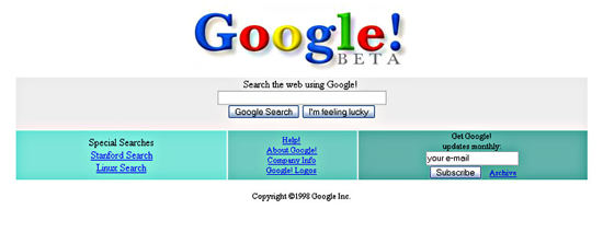FirstVersions Google final screenshot