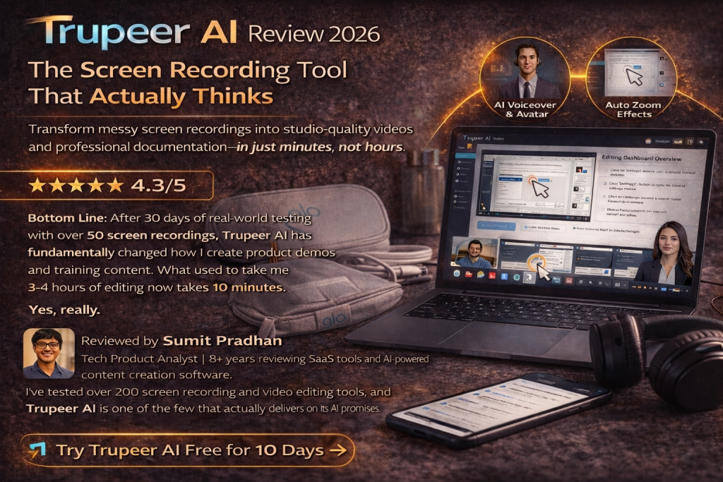 Trupeer AI Review 2026 The Screen Recording Tool That Actually Thinks