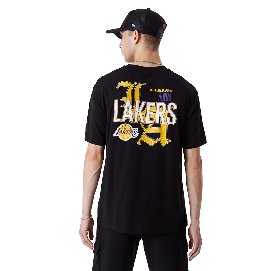 new era nba l a lakers team graphic oversized t shirt 11
