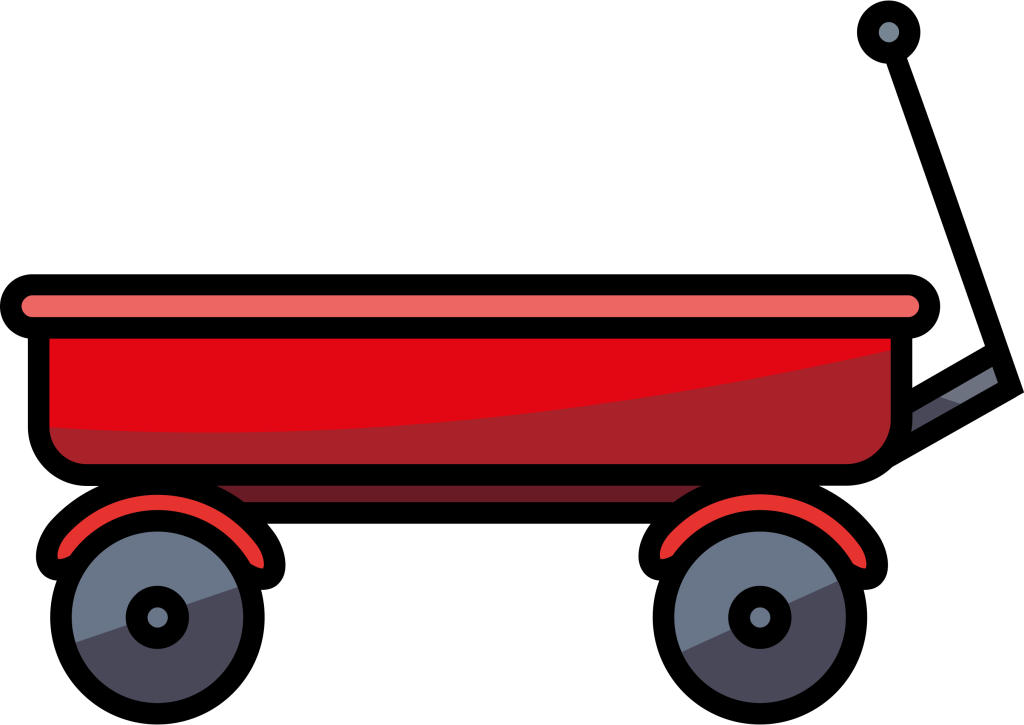 red wagon clipart original