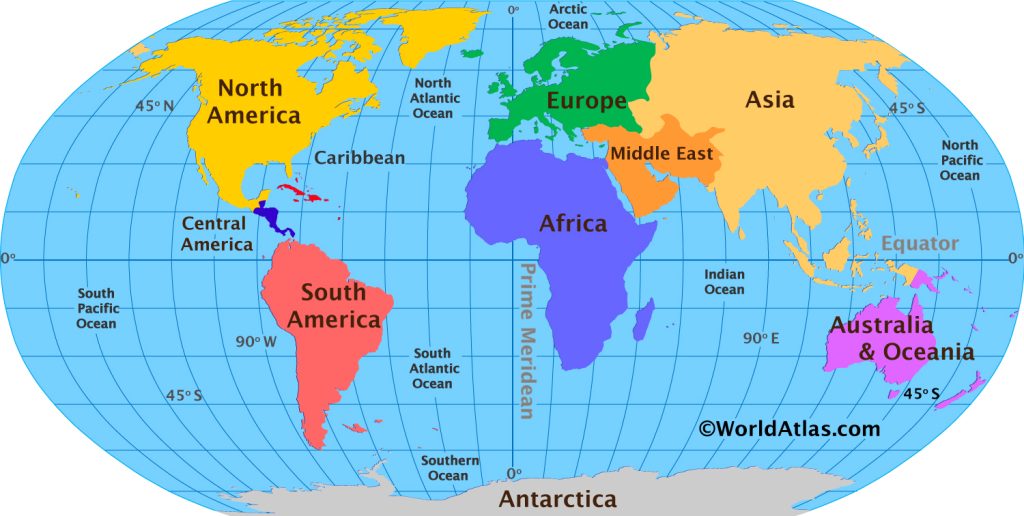 world map